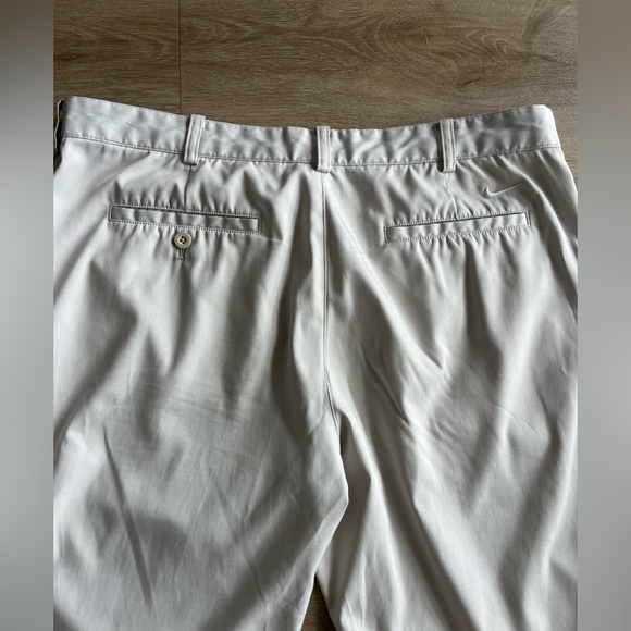 Nike Golf Pants Mens 36 x 30 Khaki Dri Fit Performance Stretch - Picture 6 of 7